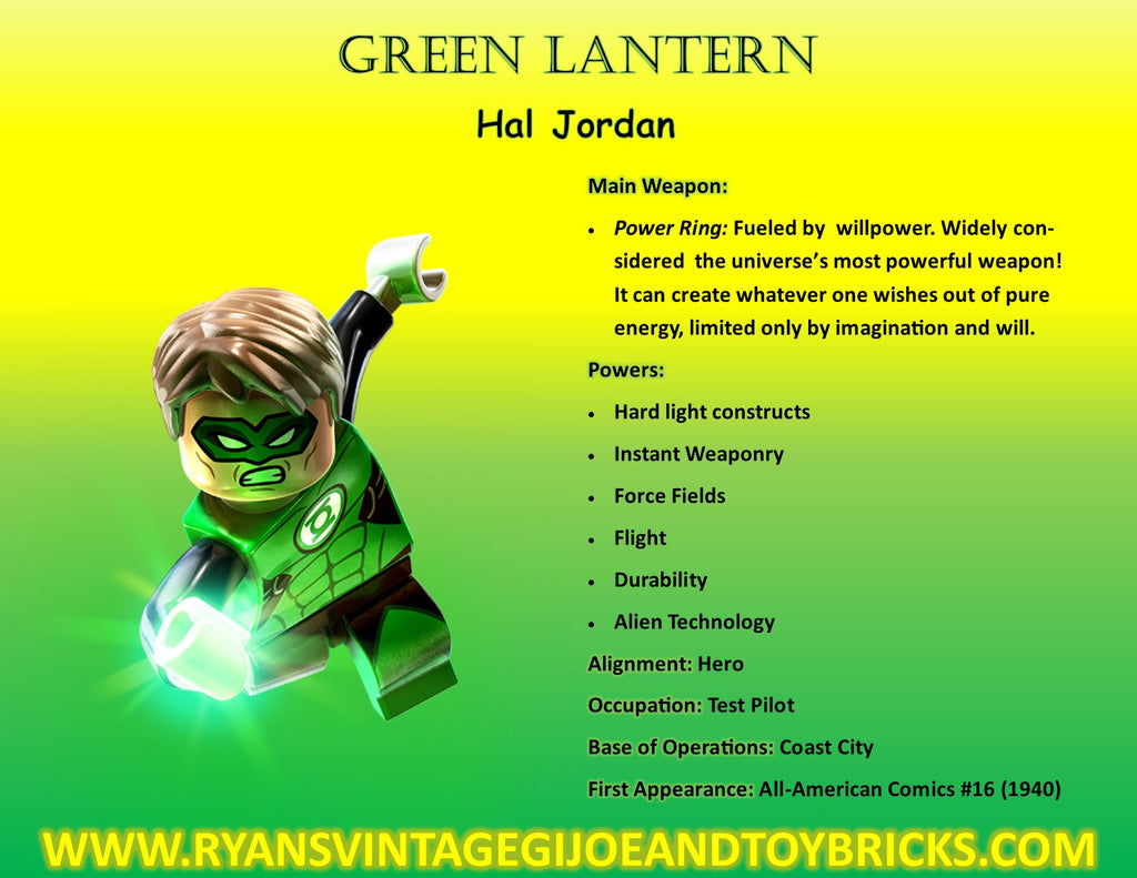 SUPER HERO FACTS: GREEN LANTERN