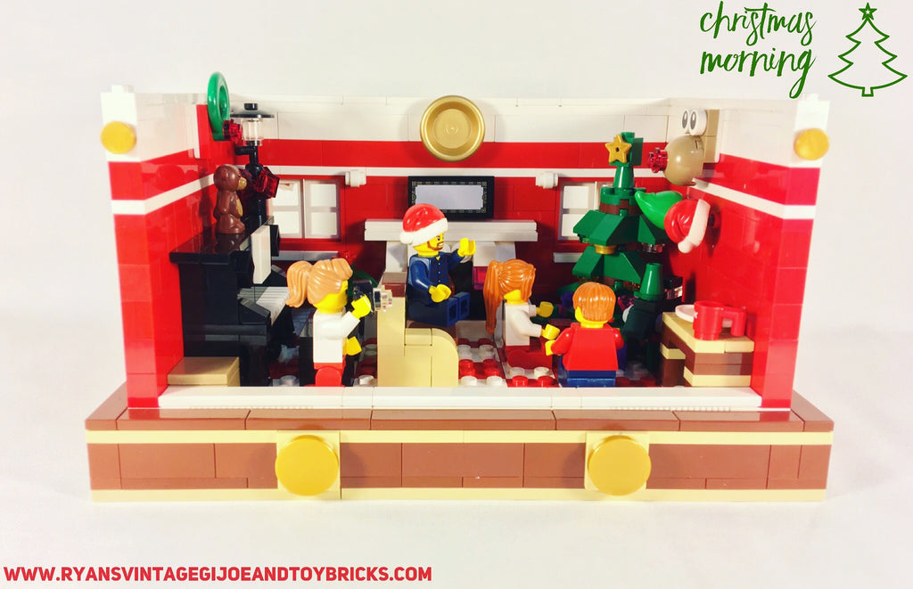 Custom Lego ® “Christmas Morning” Holiday MOC Set