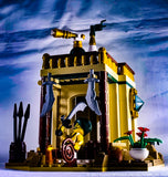 LEGO ARABIAN NIGHTS -- DESERT WARRIOR MILITARY OUTPOST MOC : AUTHENTIC PIECES