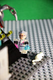 LEGO CUSTOM -- DR. FRANKENSTEIN'S LABORATORY SCENE WITH MINIFIGURES MONSTERS MOC