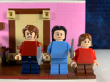LEGO CUSTOM -- THE SHINING : HERE'S JOHNNY : BATHROOM SCENE REDRUM MOC SET