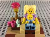 LEGO CUSTOM -- SERIES 16 BABYSITTER MINIFIGURE WITH NURSERY DISPLAY MOC