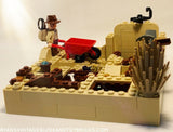 LEGO CITY -- CUSTOM ARCHAEOLOGIST ARCHAEOLOGICAL DIG SITE : HIDDEN TREASURES MOC