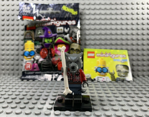LEGO MONSTERS -- SERIES 14 WOLF GUY WITH BONE MINIFIGURE NEW