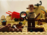 LEGO CITY -- CUSTOM ARCHAEOLOGIST ARCHAEOLOGICAL DIG SITE : HIDDEN TREASURES MOC