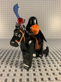 LEGO HALLOWEEN -- HEADLESS HORSEMAN CUSTOM MINIFIGURE 100% AUTHENTIC PIECES