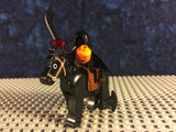 LEGO HALLOWEEN -- HEADLESS HORSEMAN CUSTOM MINIFIGURE 100% AUTHENTIC PIECES