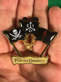 WALT DISNEY -- OFFICIAL PIRATES OF THE CARIBBEAN TRILOGY FLAGS TRADING PIN 57835